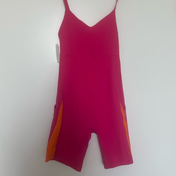 Outdoor Voices Zoom 8” Bodysuit in Winecup - Picture 4 of 7